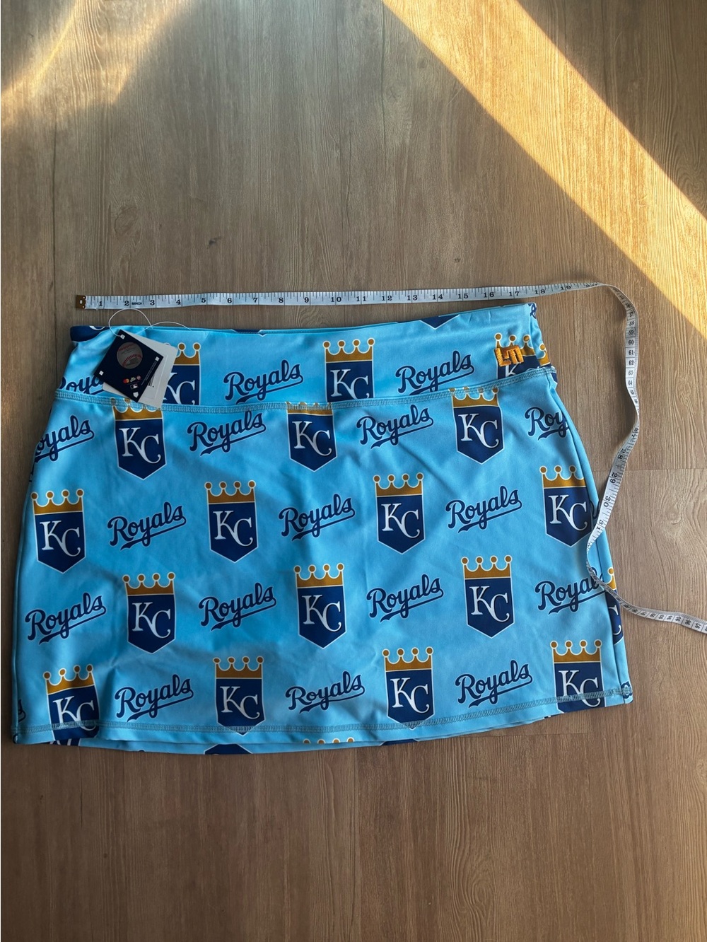 Women's NEW Loudmouth Large Kansas City Royals Baseball Skort Athletic XL
